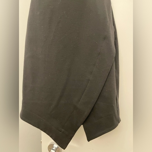 Silk printed top, asymmetric skirt dress - Picture 4 of 5